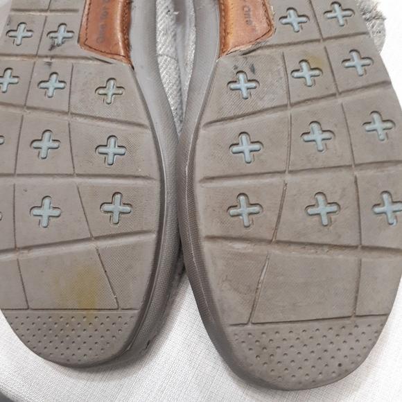 Toms winter boots sherpa lined no laces size 9.5 canvas like material  Gray - Picture 9 of 14